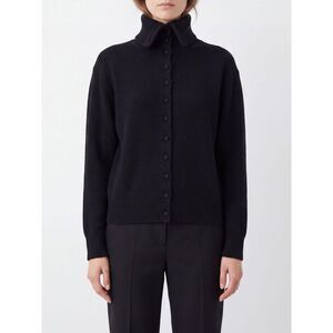 Lisa Yang Women Lisa Yang Relaxed Fit Pure Cashmere High Neck Cardigan